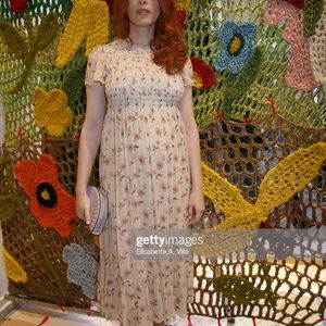 Red Valentino Maxi Floral Dress